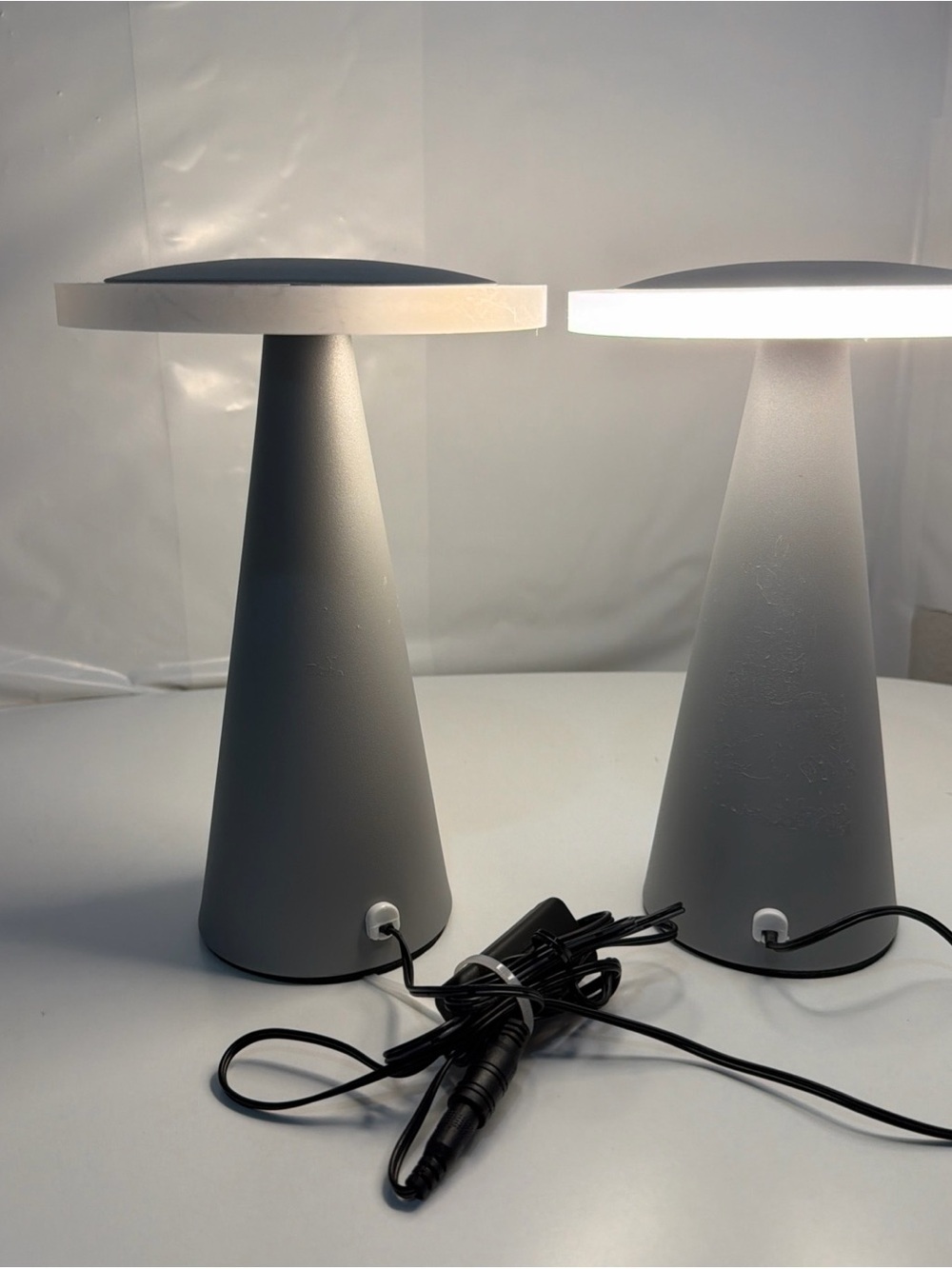 WAC Lighting Modern Forms Cute Cone LED Table Lamps Set of 2 TL-27906
